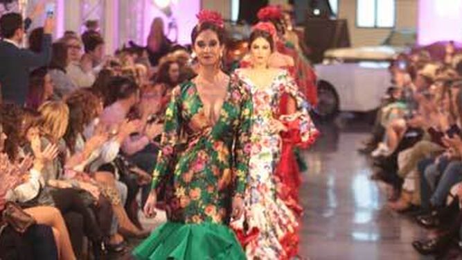 Málaga se viste de moda flamenca